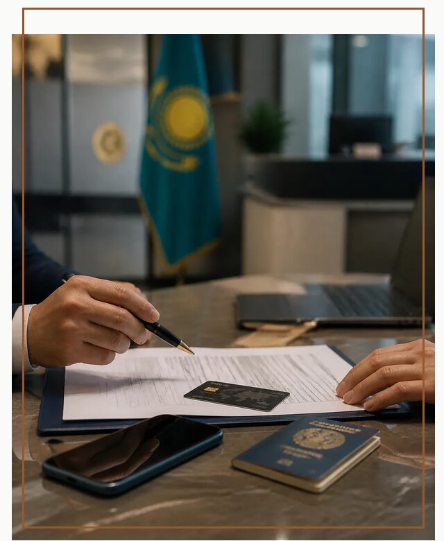 Открытие счета и банковской карты в Казахстане в Тобольске